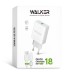 Walker WH-35 3A 18W Power Adapter (1USB) + Lightning Cable (White)